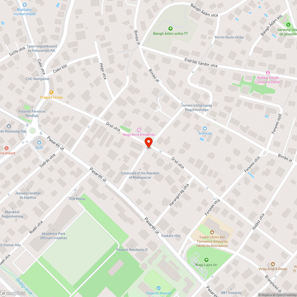 Sérült közműszekrény bejelentés helye