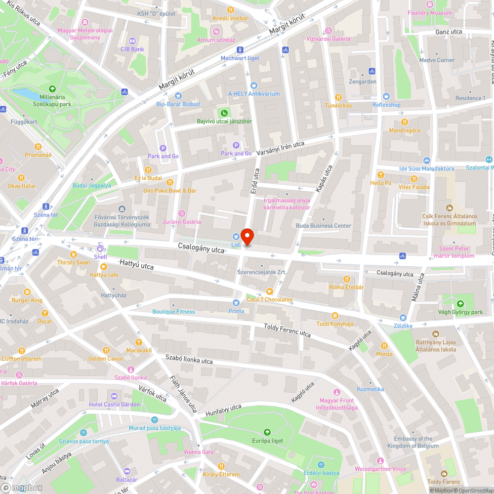 Félig kidőlt bejelentés helye