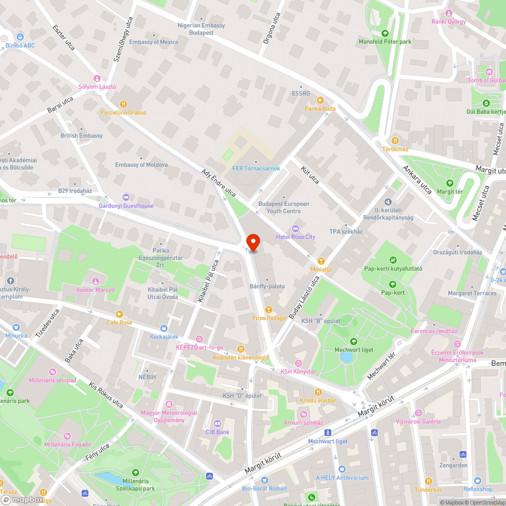 Megdőlt oszlop bejelentés helye