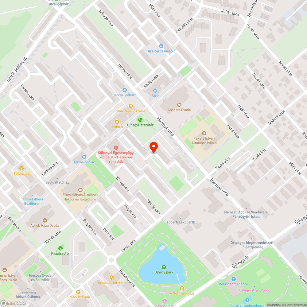 Szétmállott lépcső bejelentés helye