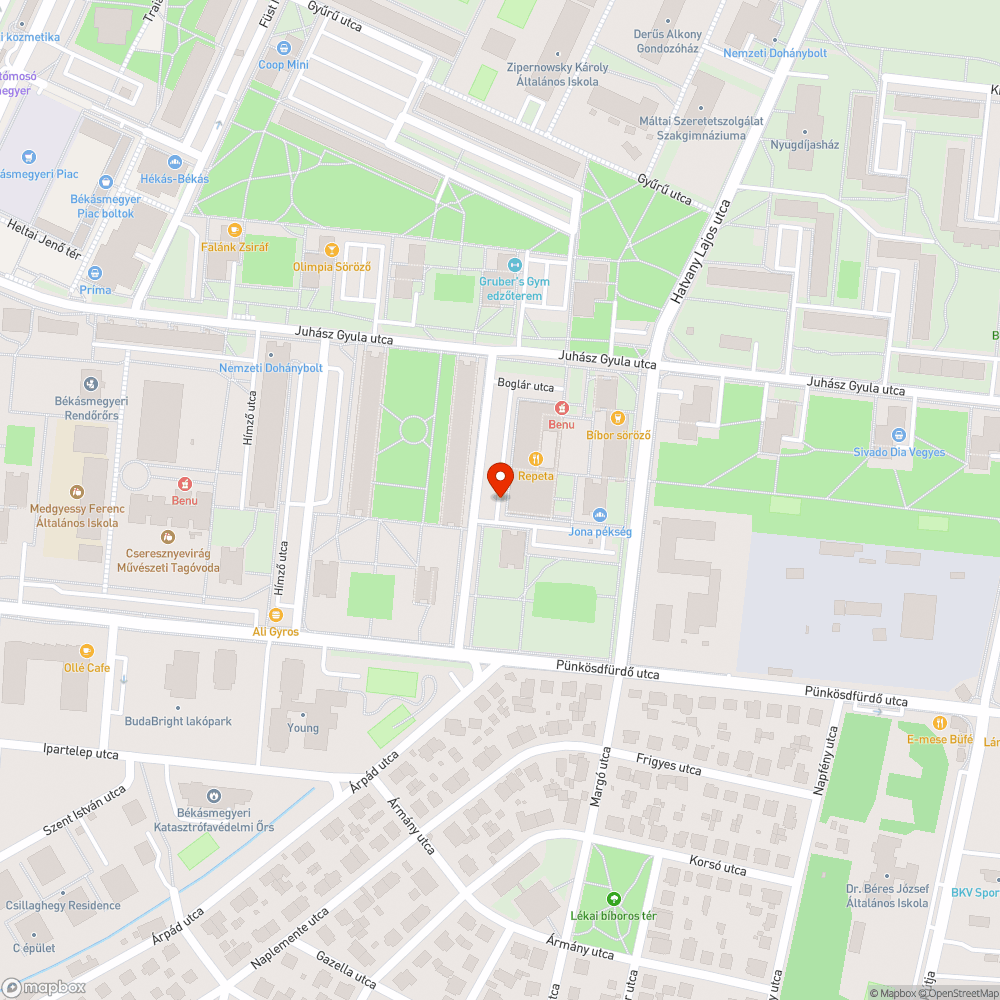 Lekopott sárga felfestés bejelentés helye