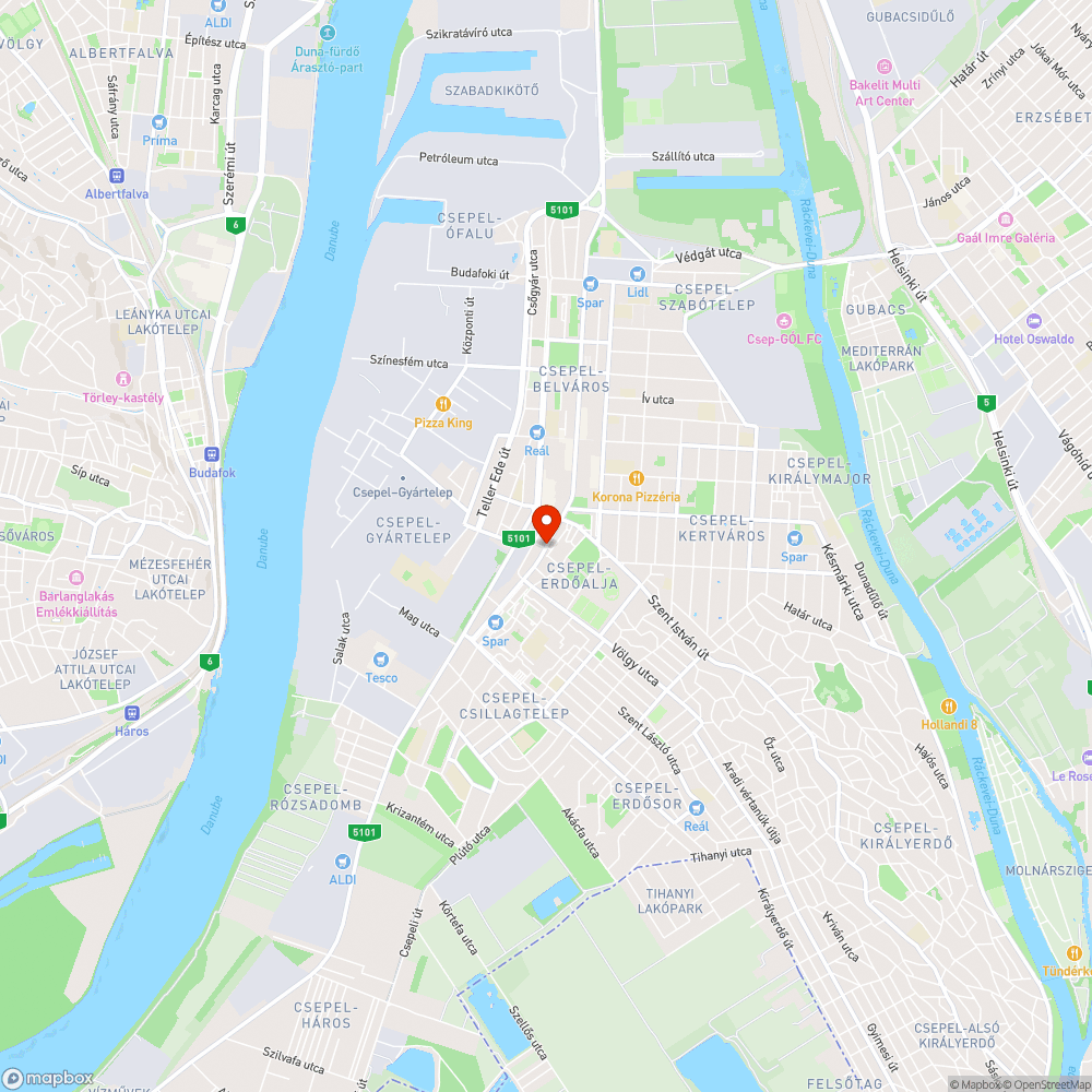 Úthibák, repedések bejelentés helye