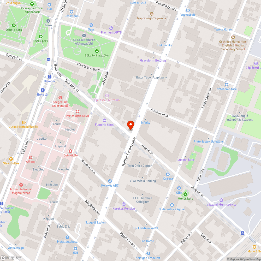 Lekopott útburkolati jel bejelentés helye