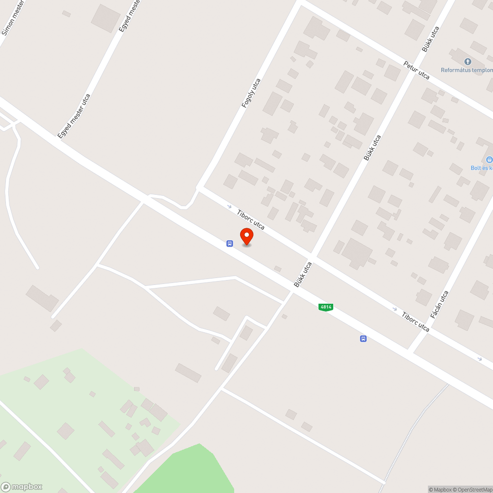 Tervezőben lévő új megállóhely várakozó! bejelentés helye