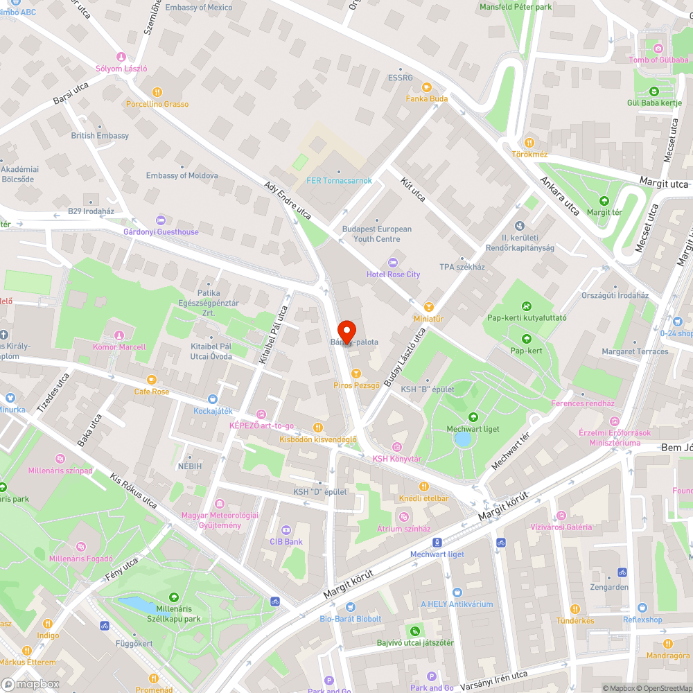 Hiányzó felfestés bejelentés helye