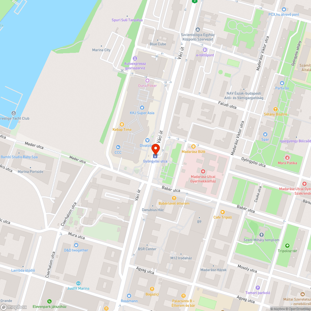 Lehulló veszélyes épületelem bejelentés helye