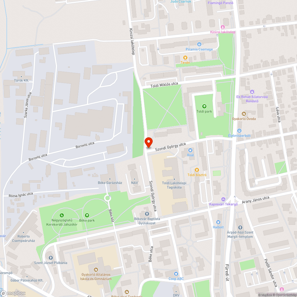 Megrongálódott, betört aknafedél bejelentés helye