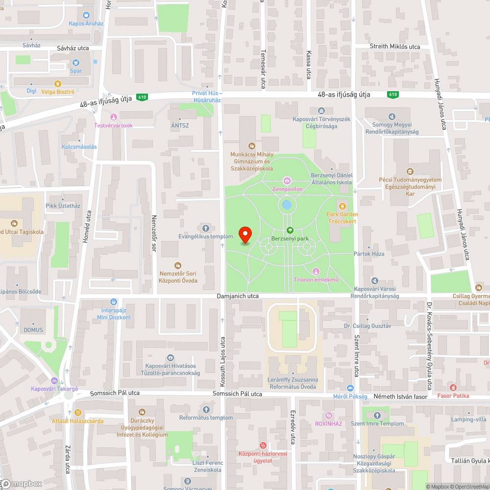 Leszakadt kuka bejelentés helye