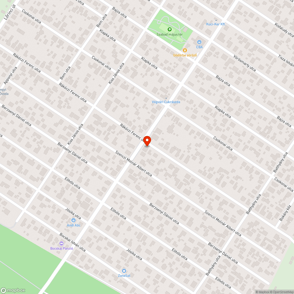 Rozsdás villanyoszlop bejelentés helye