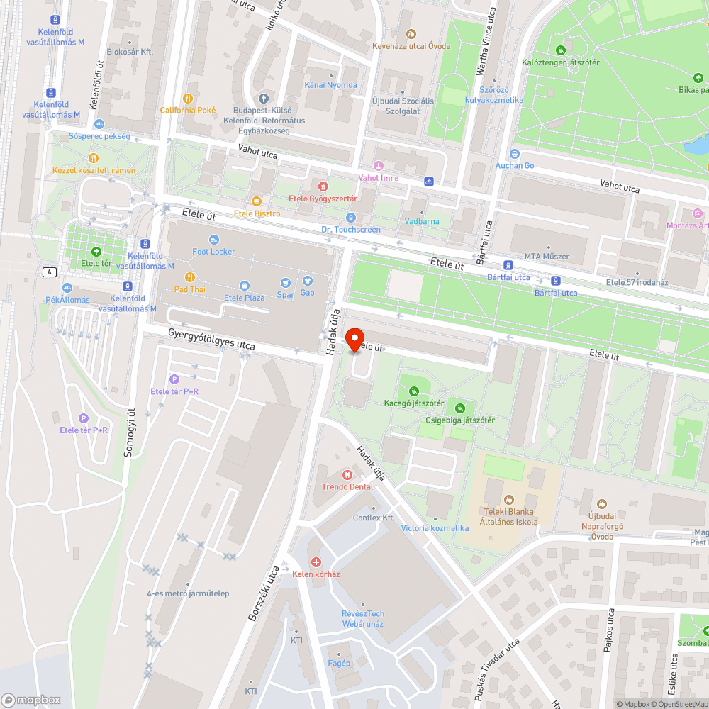 Elhagyott Alfa bejelentés helye