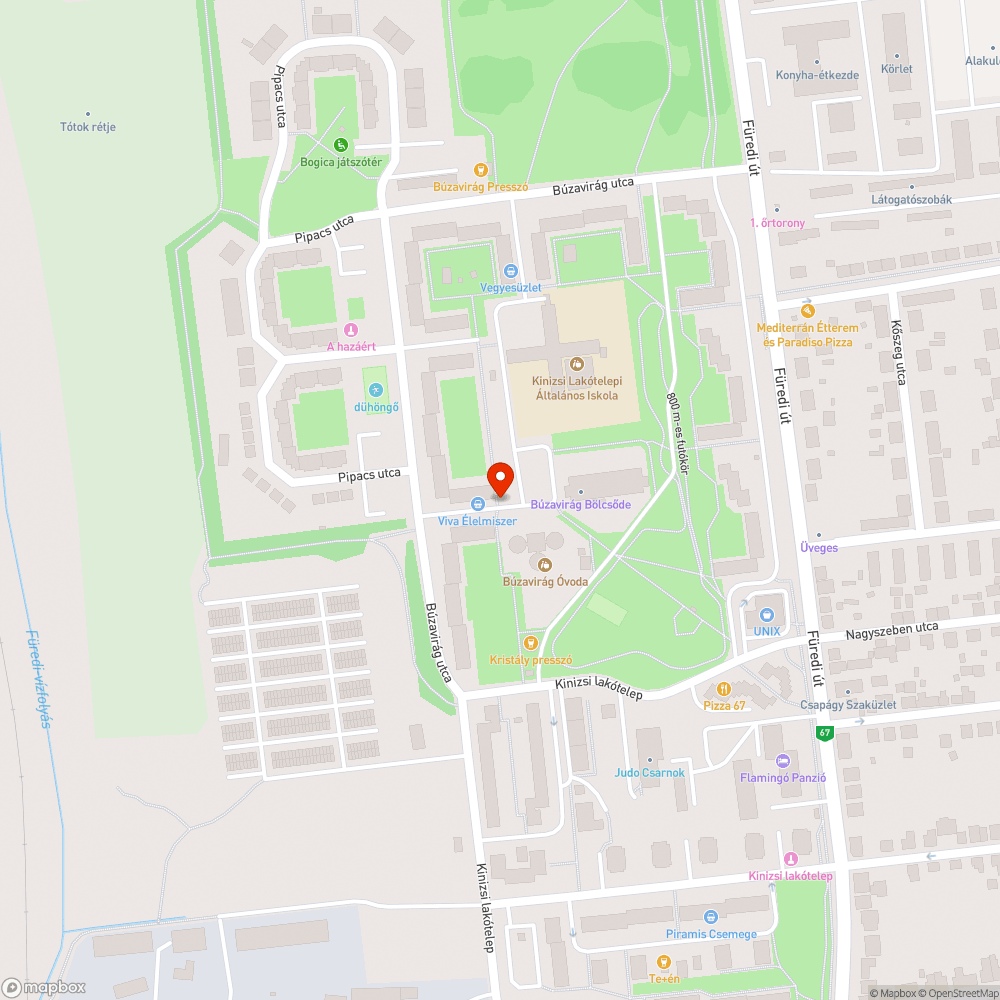 Hiányzó gyalogos átkelő felfestés bejelentés helye