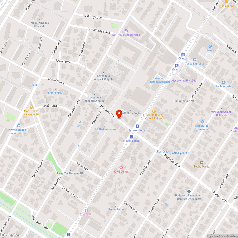 Illegális szemétkupac kialakulása a járdán bejelentés helye