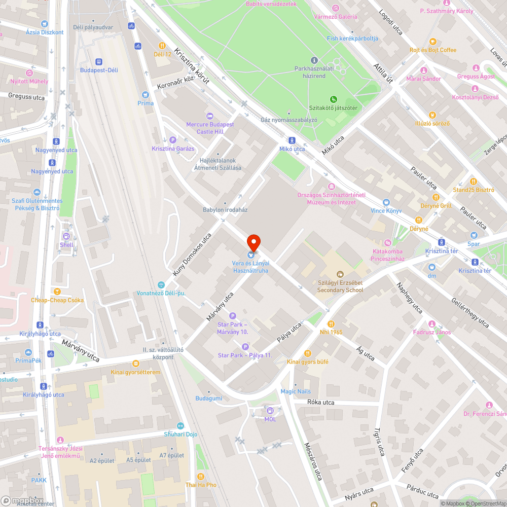 Graffiti bejelentés helye