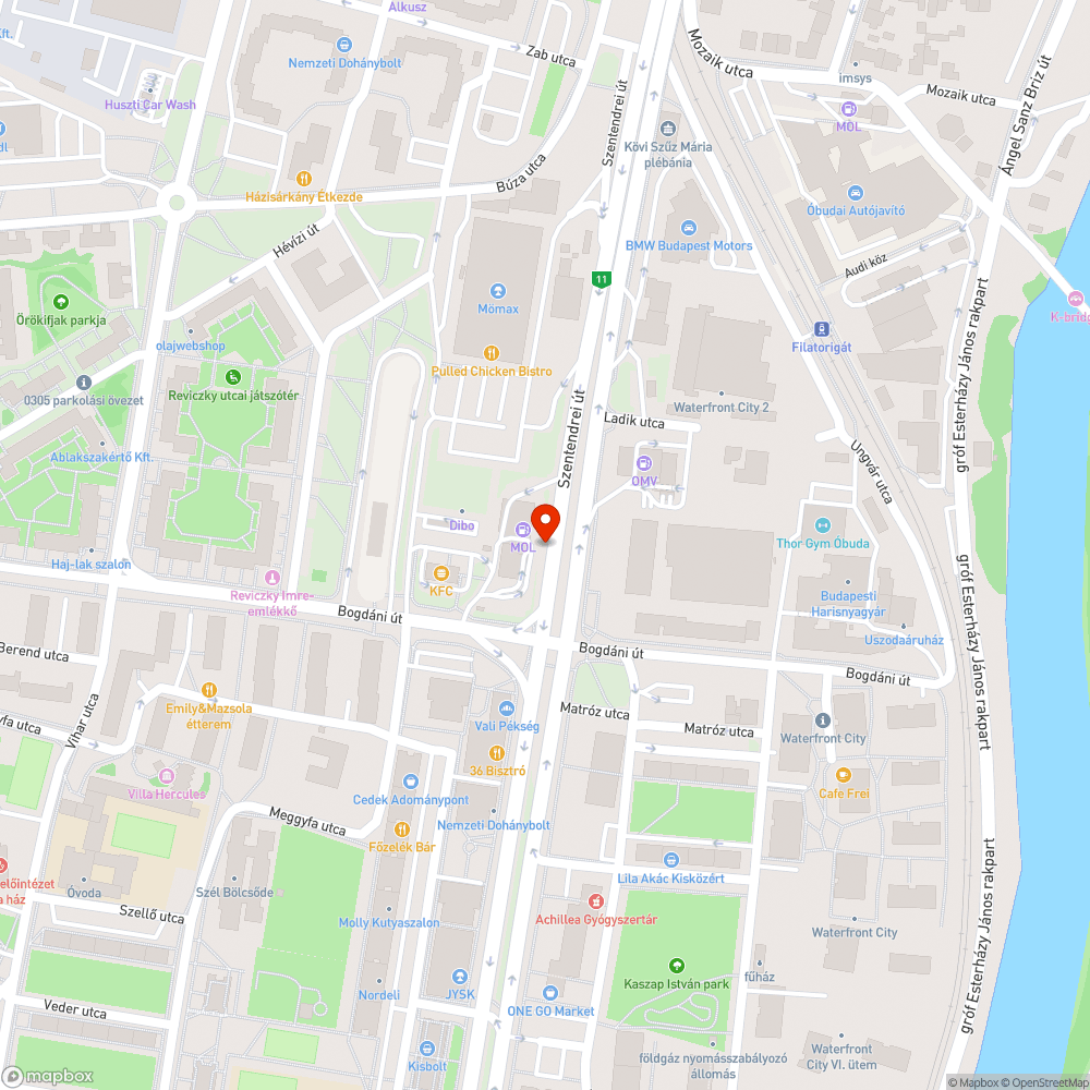 Félbehajlott tábla bejelentés helye