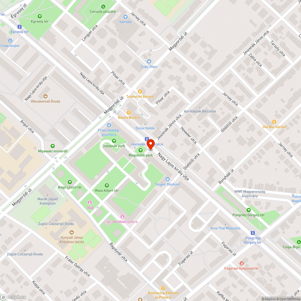 Kifordult oszlopok bejelentés helye