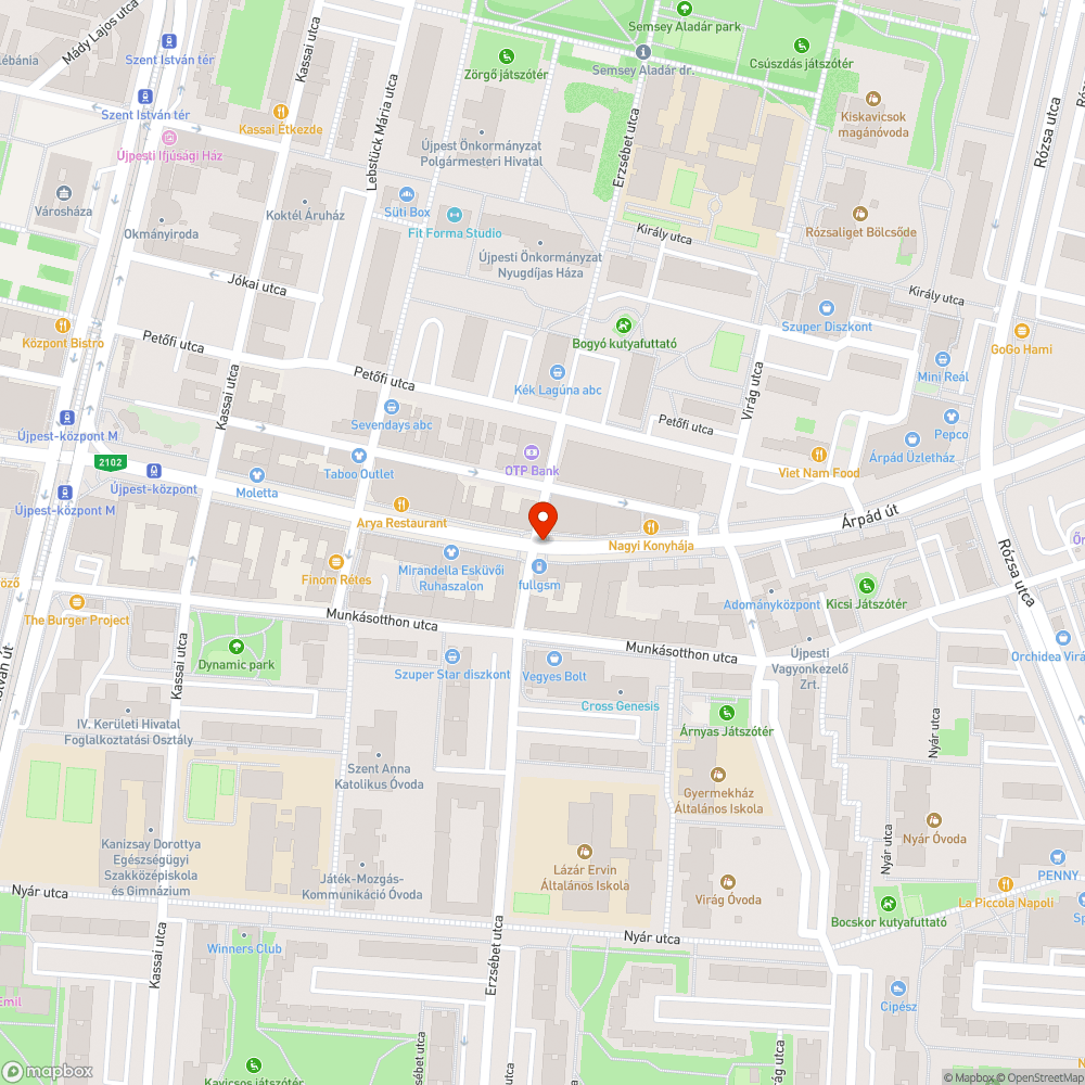 Hiányzó fényterelő bejelentés helye