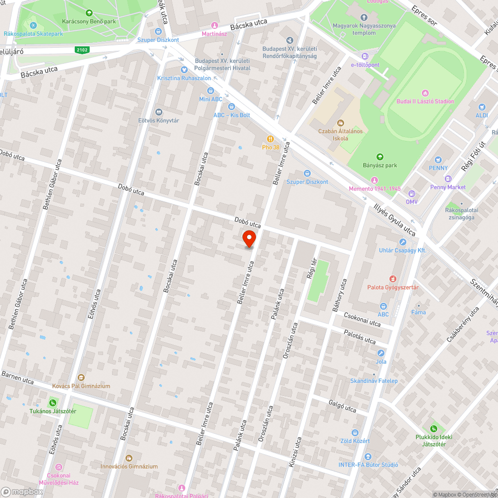 Ford Escort - Beller Imre u. bejelentés helye