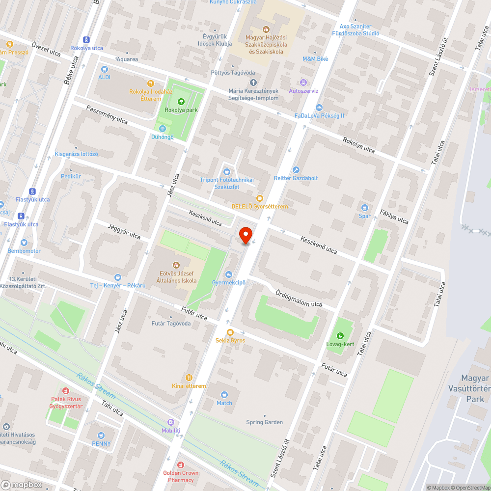 Hiányzó burkolat bejelentés helye