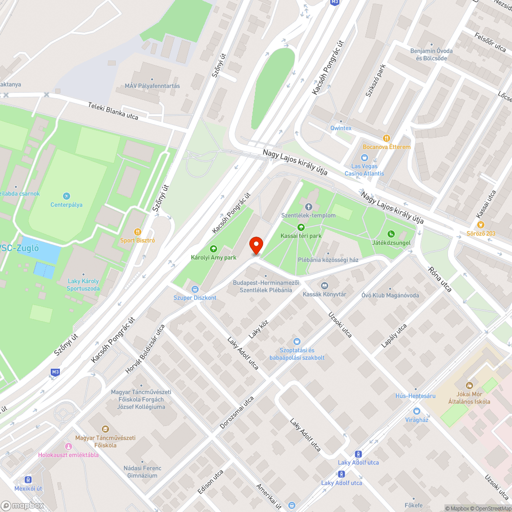 Járdán parkolás bejelentés helye