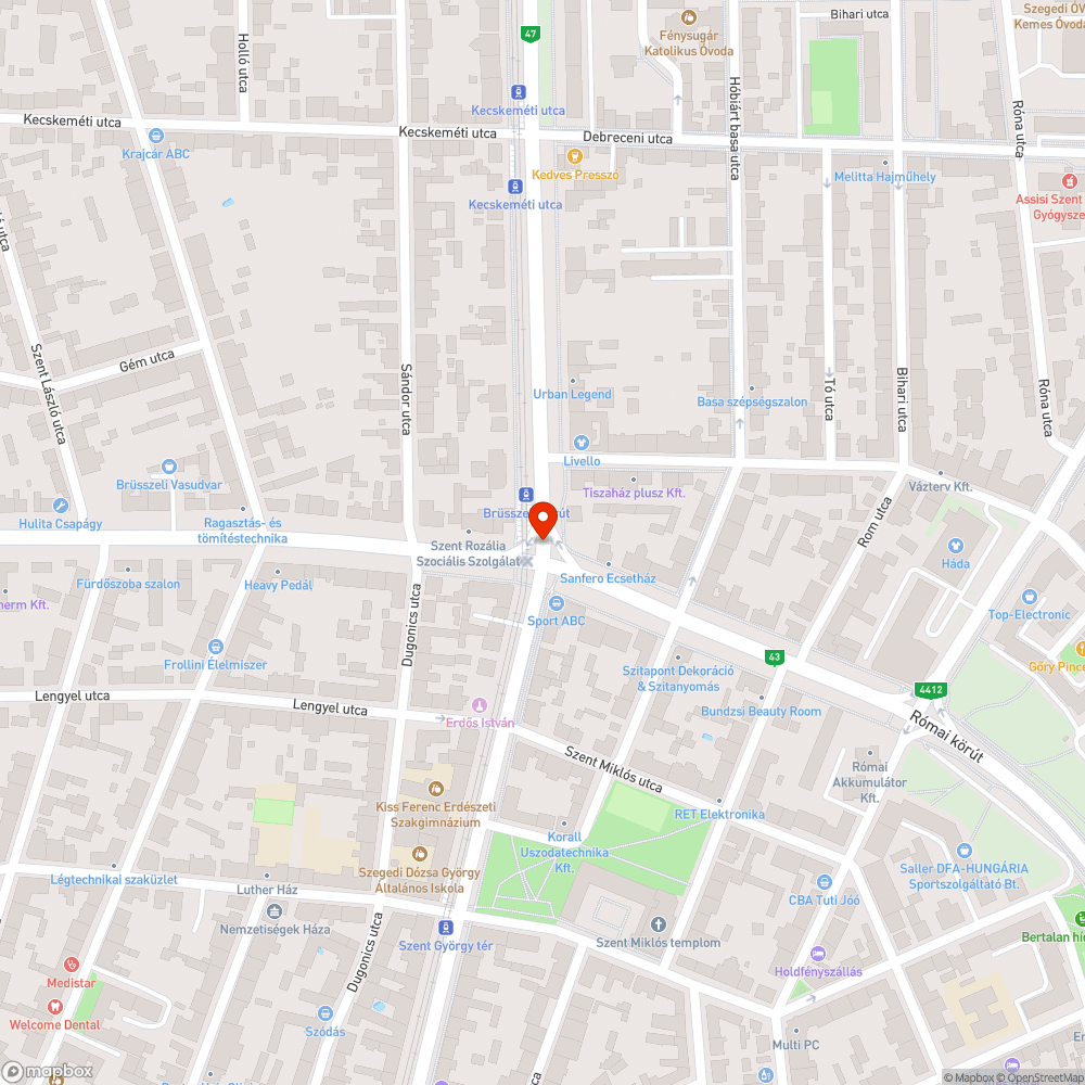 Megsüllyedt, elkopott csatornafedlap - József A. sgt. és Római krt. kereszteződése bejelentés helye