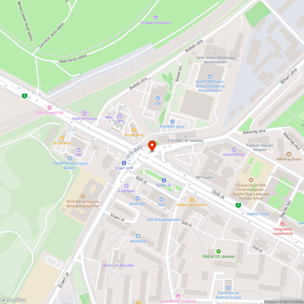 Hiányzó fényterelő bejelentés helye