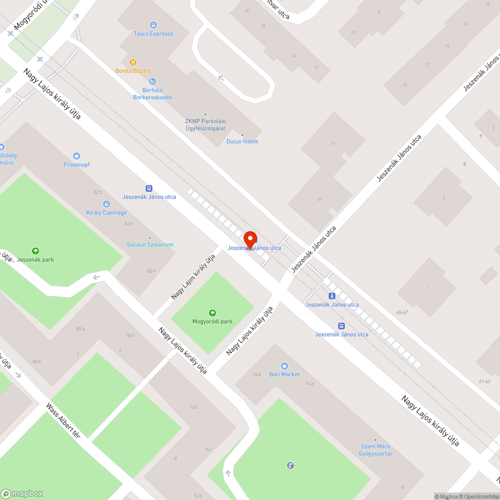 Kiégett lámpa bejelentés helye