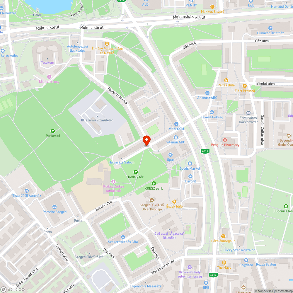 Hiányzik a tábla - Sárosi utca 5. bejelentés helye