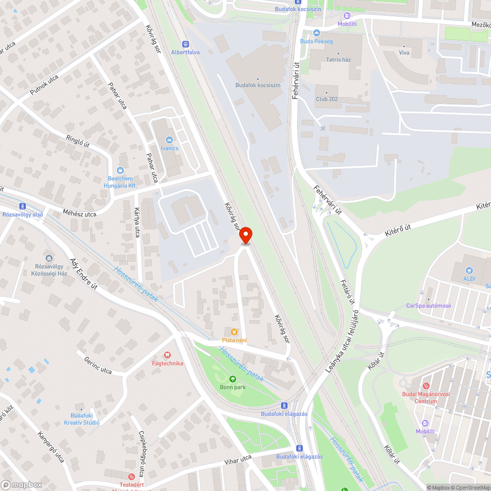 Vasúti vasbeton keresztalj és általános szemét kupac bejelentés helye