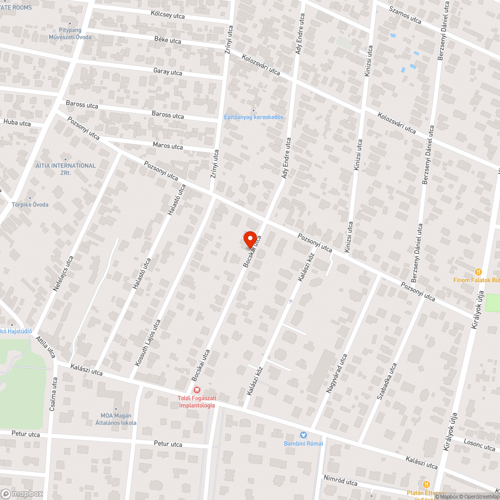 Bocskai utca burkolatának állapota bejelentés helye