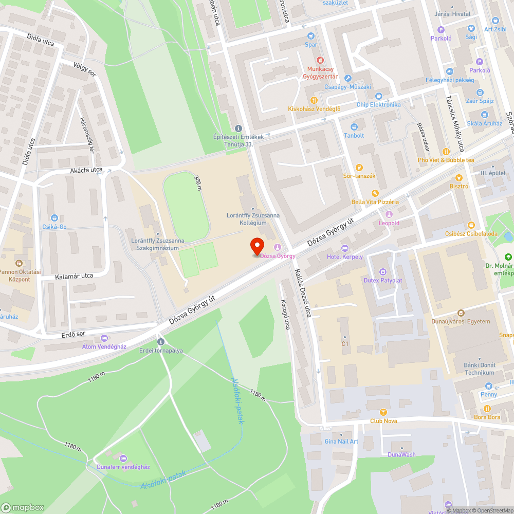 nyitott oszlopajtó bejelentés helye