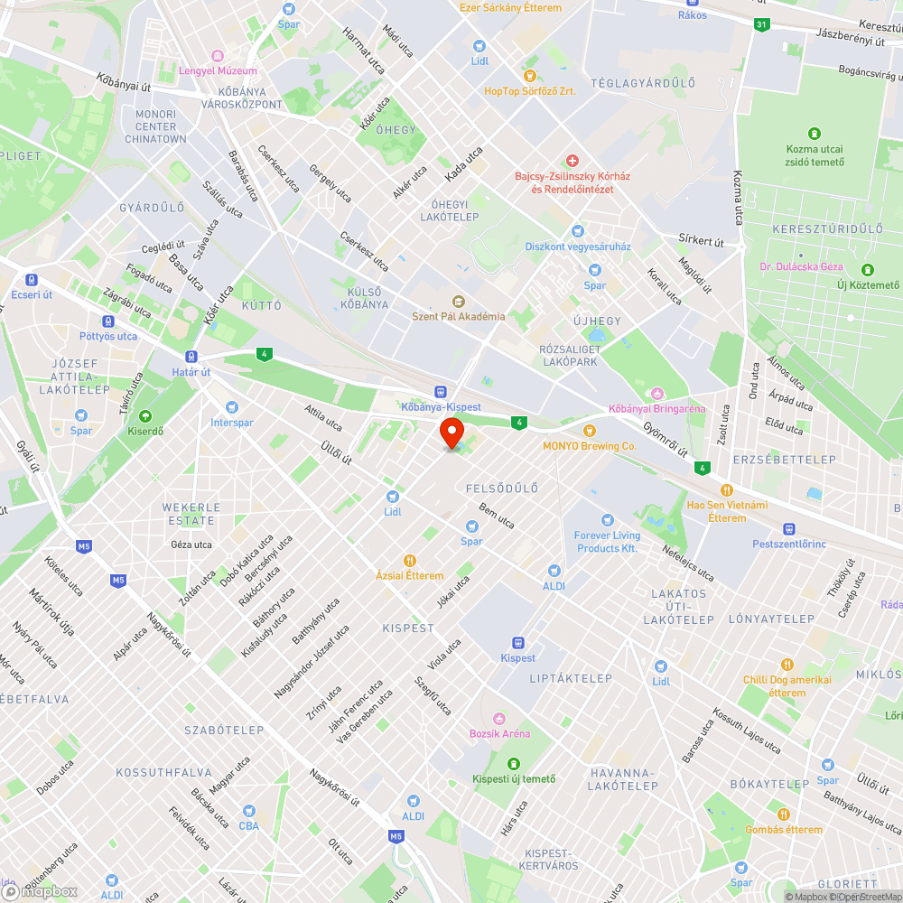 Rossz útminőség + zebra felfestés bejelentés helye