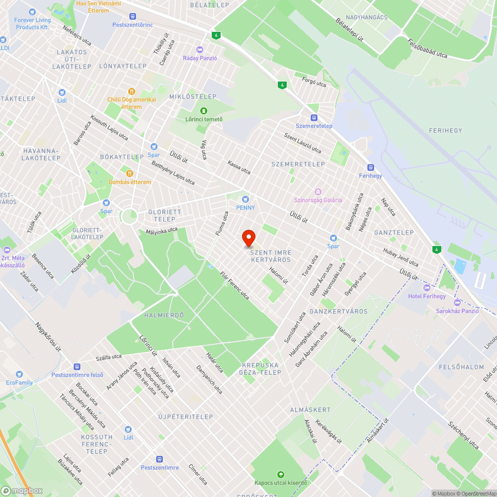 Akadály a zebránál bejelentés helye