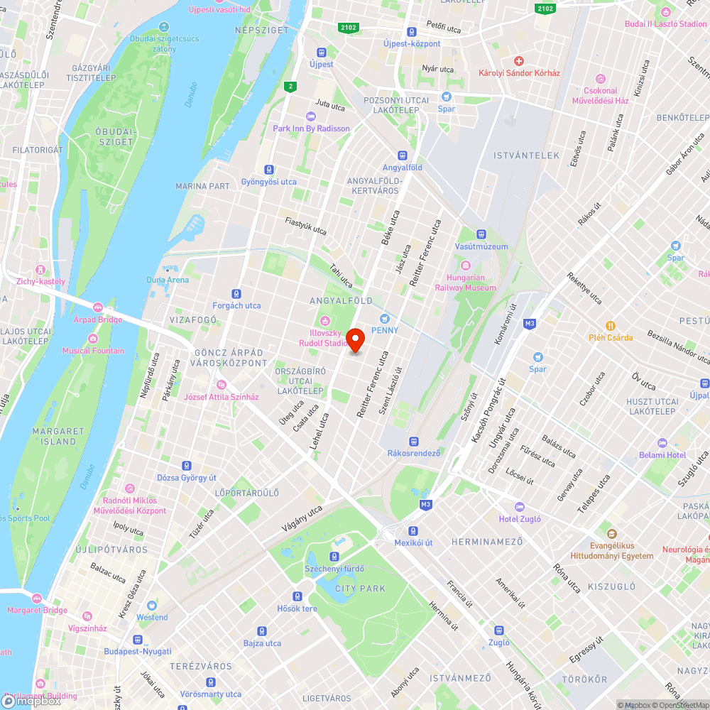 Fáy sétány - nincs közvilágítás bejelentés helye