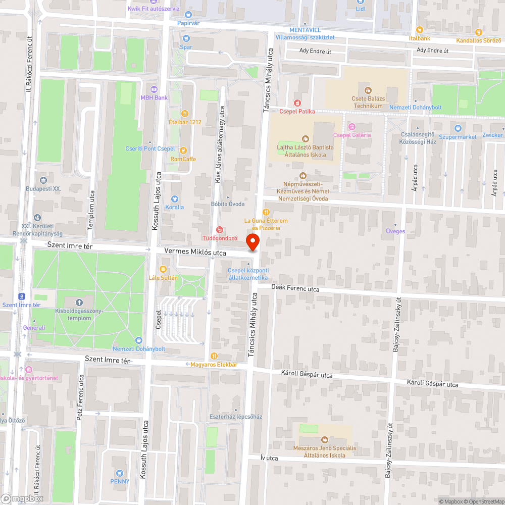 Veszélyes aknafedő bejelentés helye