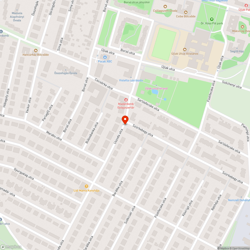 Kidőlt oszlop - veszélyes bejelentés helye