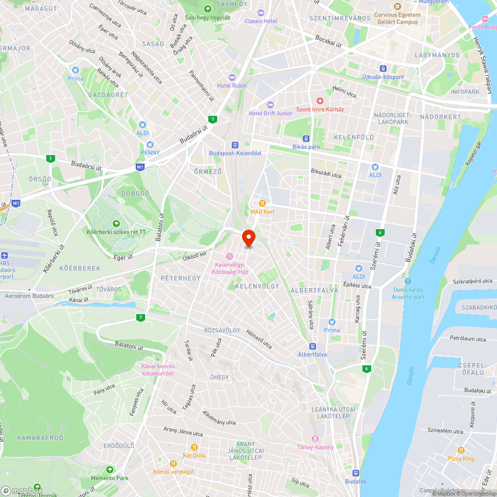 Kátyú bejelentés helye