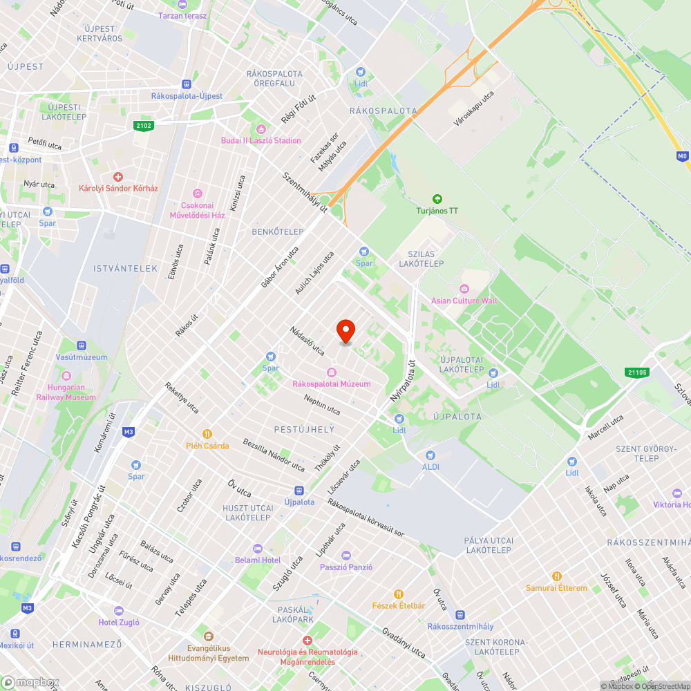 Eltört csatornarács bejelentés helye