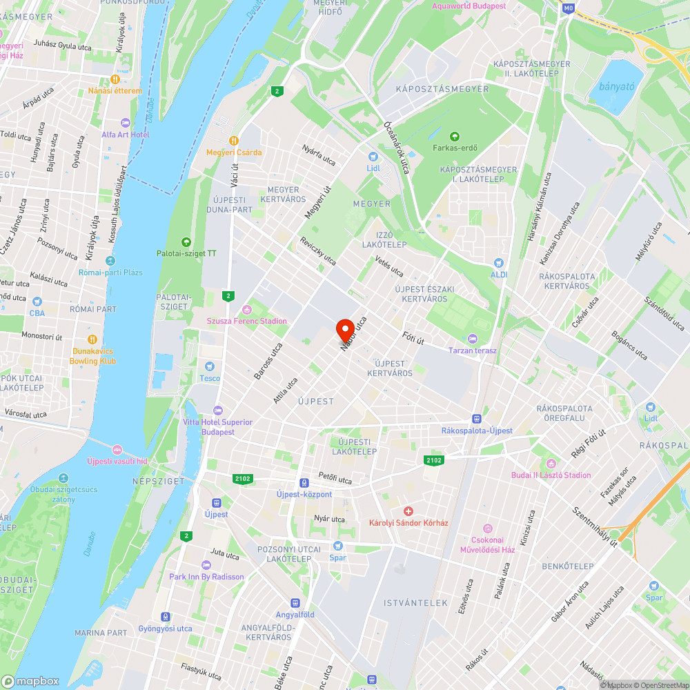 Félig eltakarított törmelék bejelentés helye