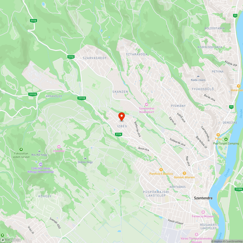 Aszfaltfelület süllyedése a Szűcs József utcában (kátyúsodás) bejelentés helye