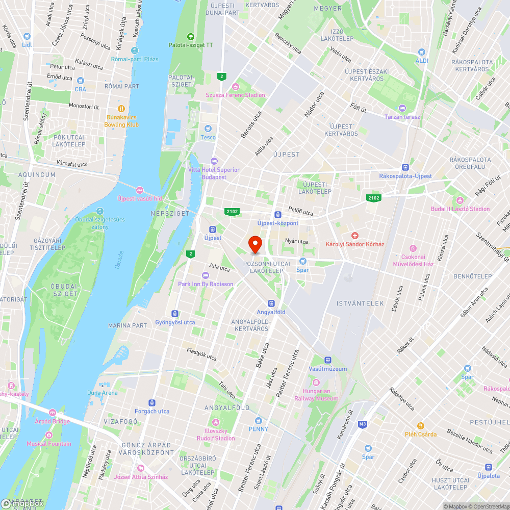 Gondozatlan "sziget" bejelentés helye