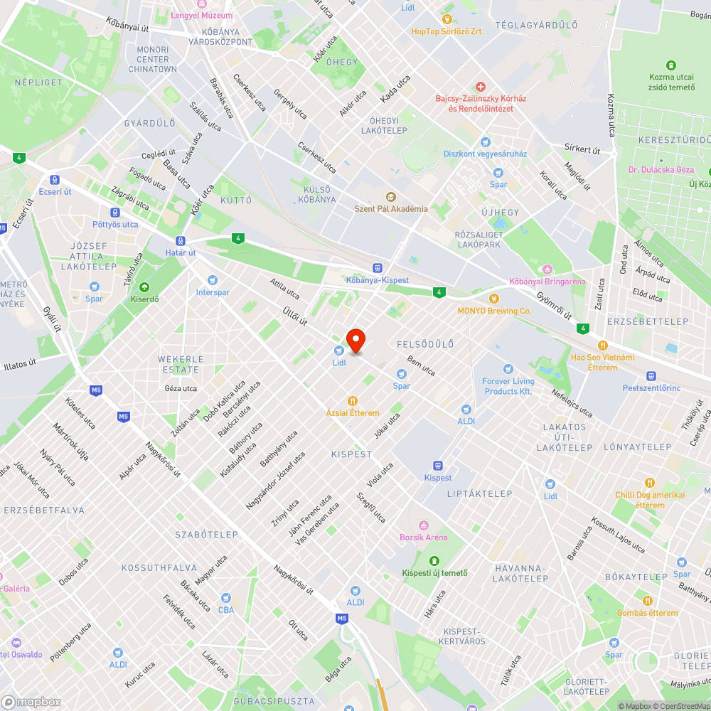 Veszélyes gyalogos átkelőhely bejelentés helye