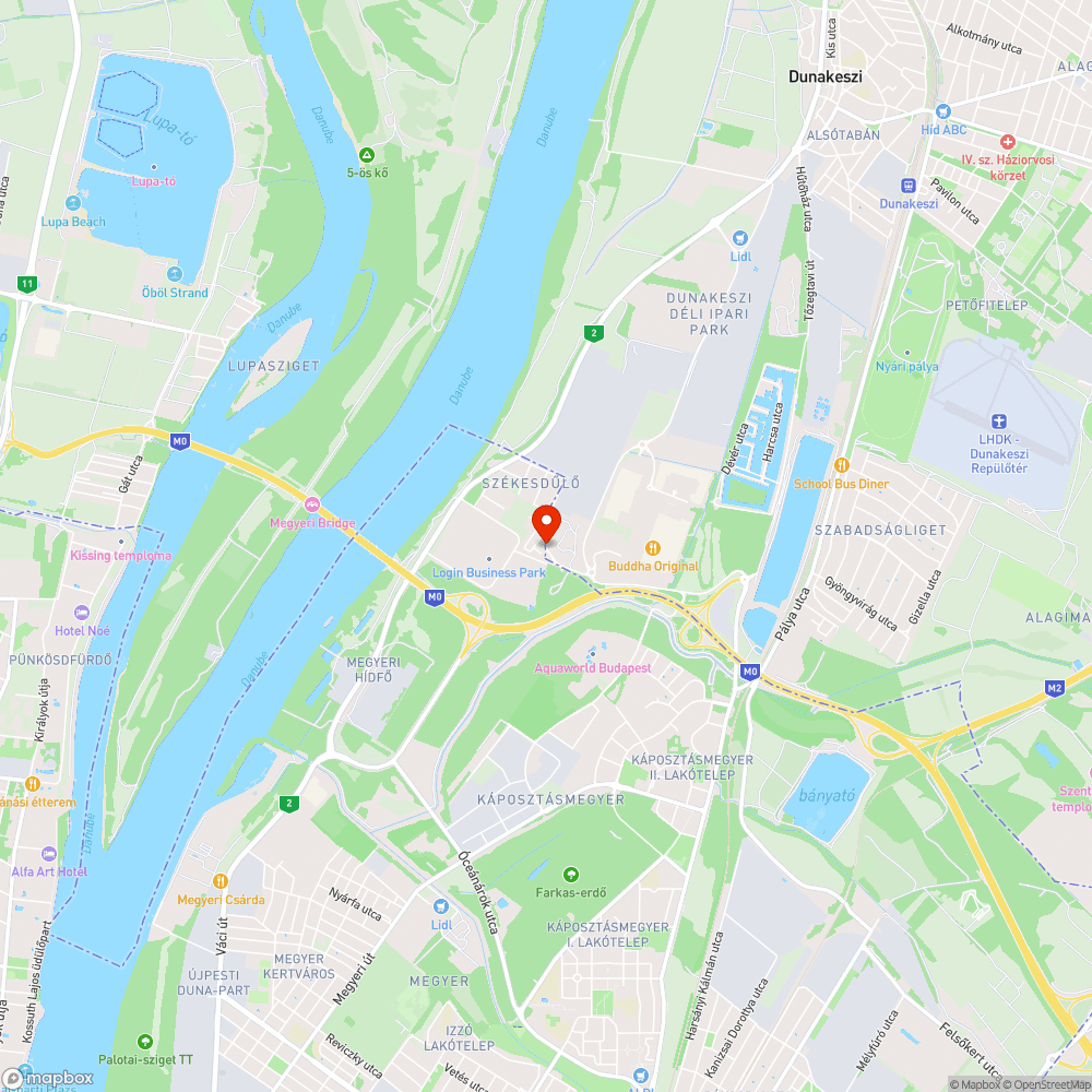 Közútra belógó, félig kidőlt fa bejelentés helye