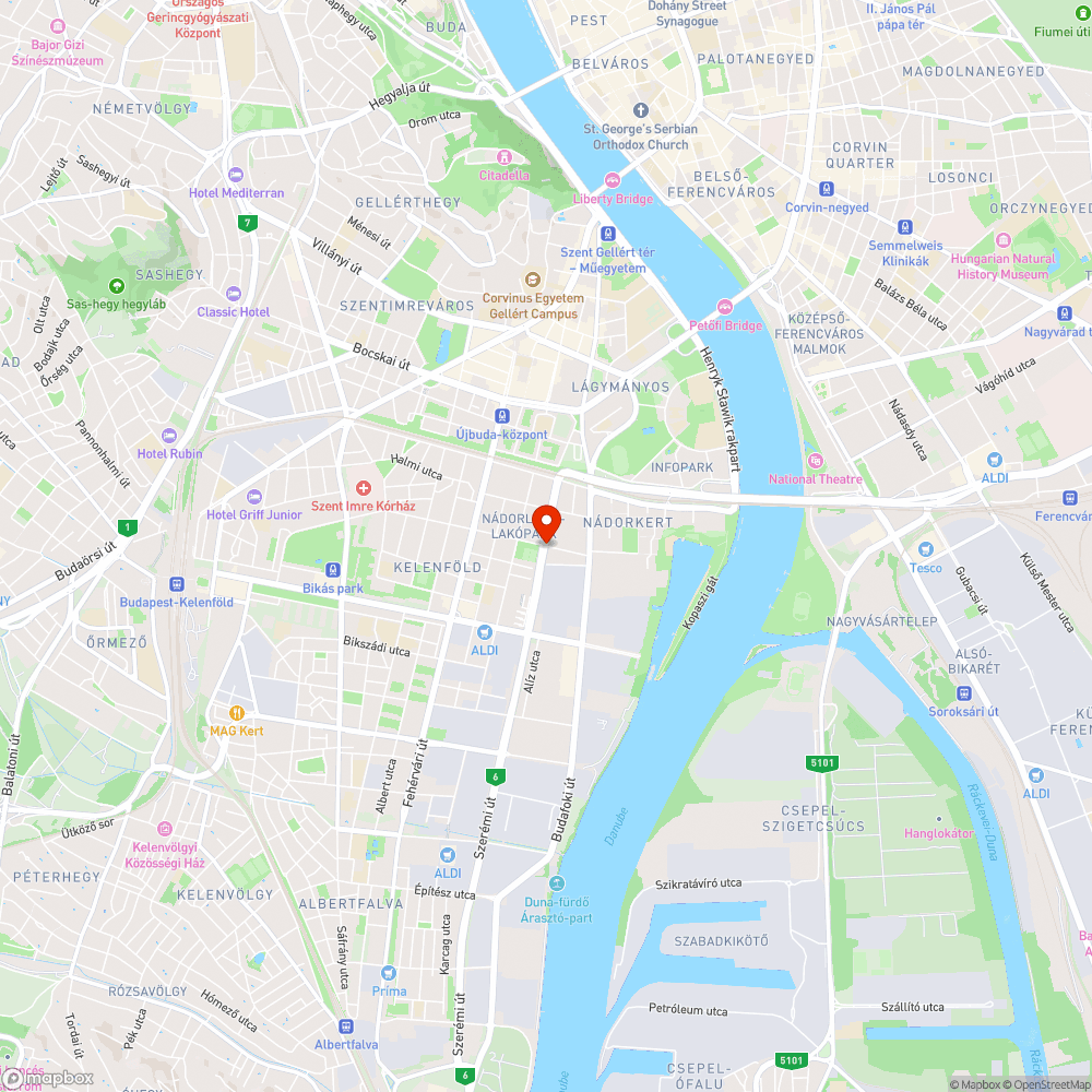 Hauszmann Alajos utca bejelentés helye