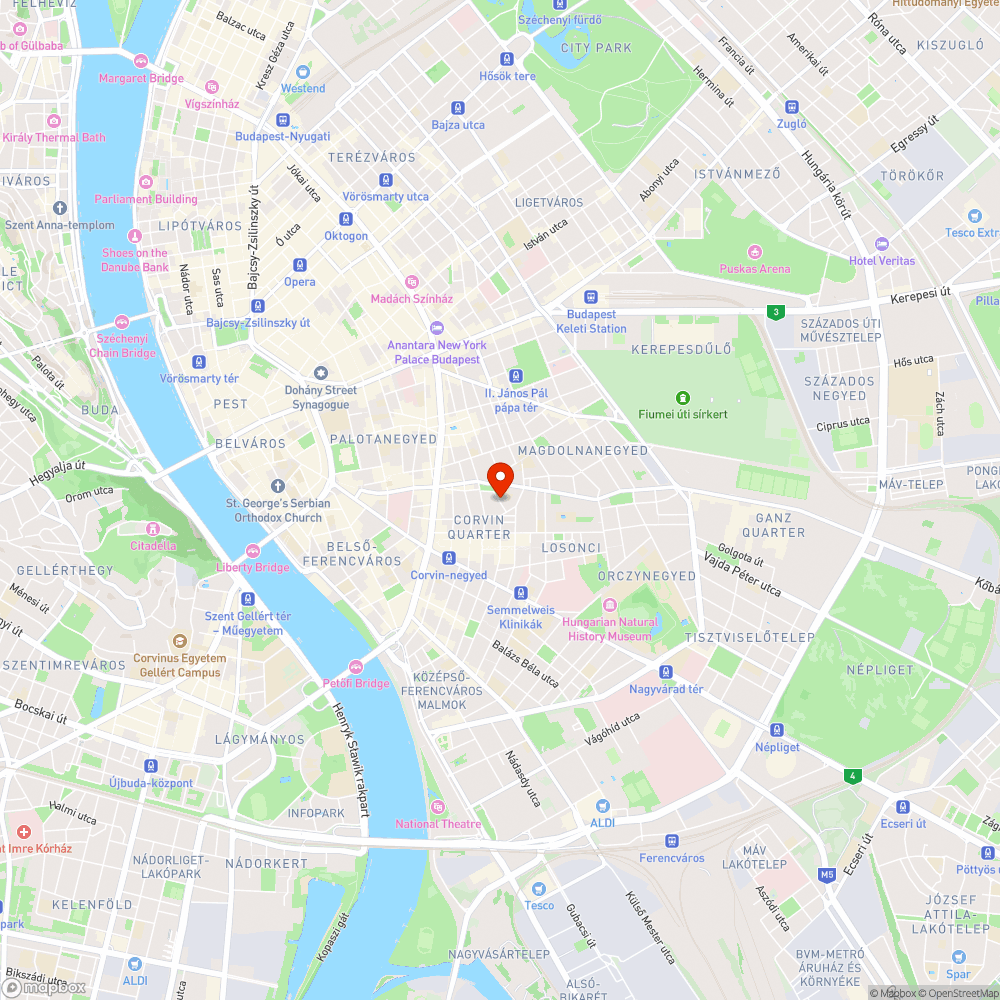 Csendélet a Hock János utcában, part 2. bejelentés helye