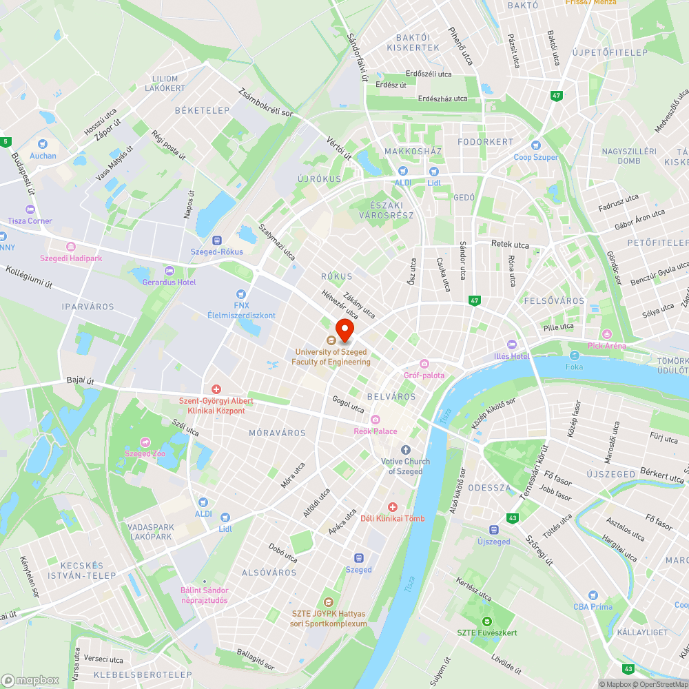 Balesetveszélyes betonkockák, illetve azok helyei bejelentés helye