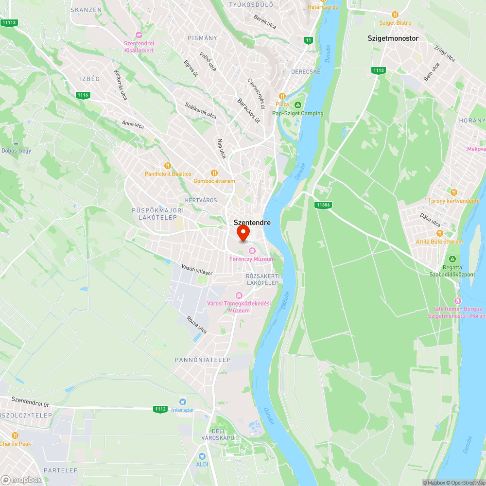 Balesetveszélyes betontömbök a Paprikabíró u. 1. ház előtt bejelentés helye