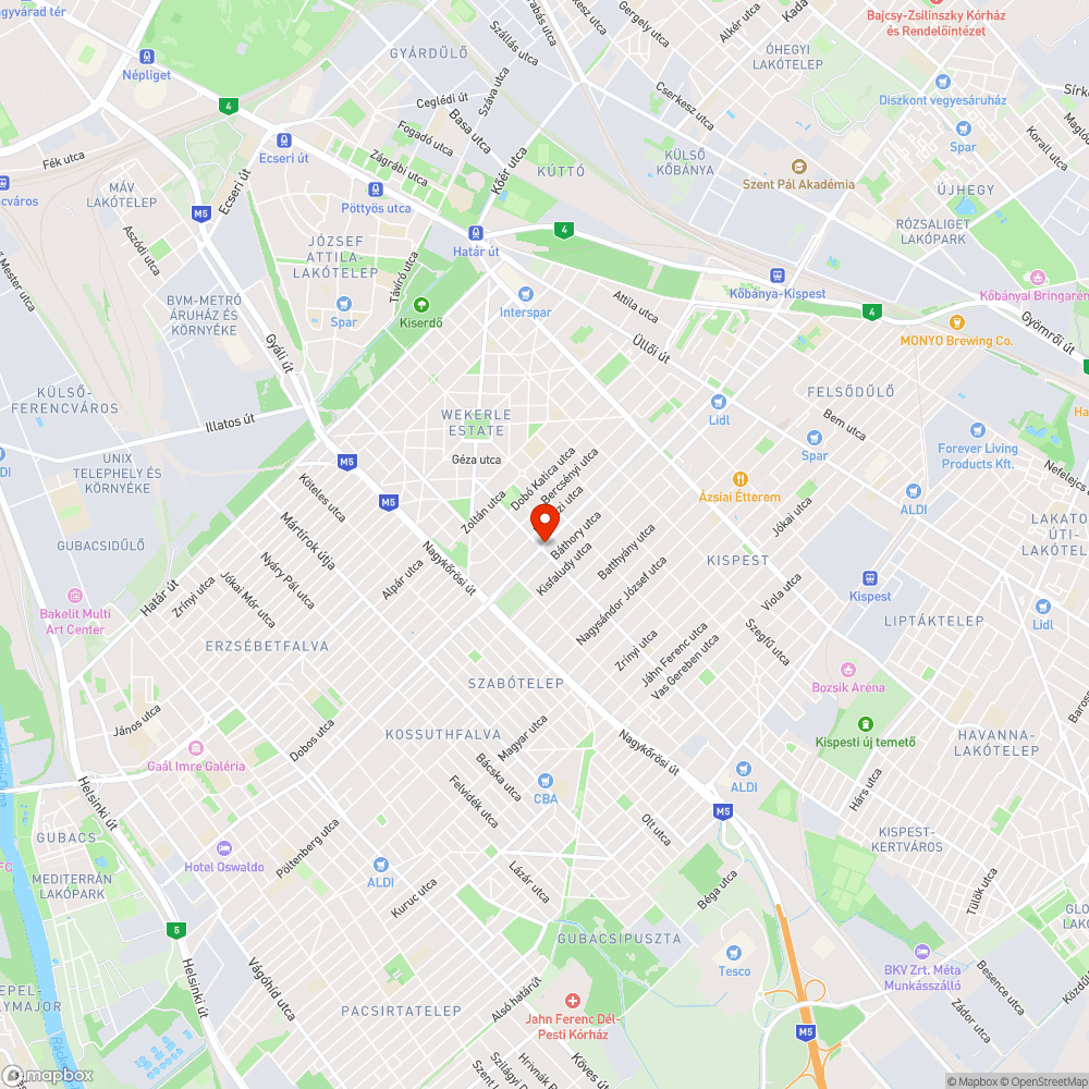 Bevert Telefonfülke - 0612802391 bejelentés helye