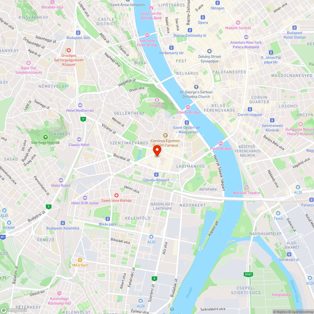 Városkép 11. ker. Vásárhelyi Pál utca bejelentés helye