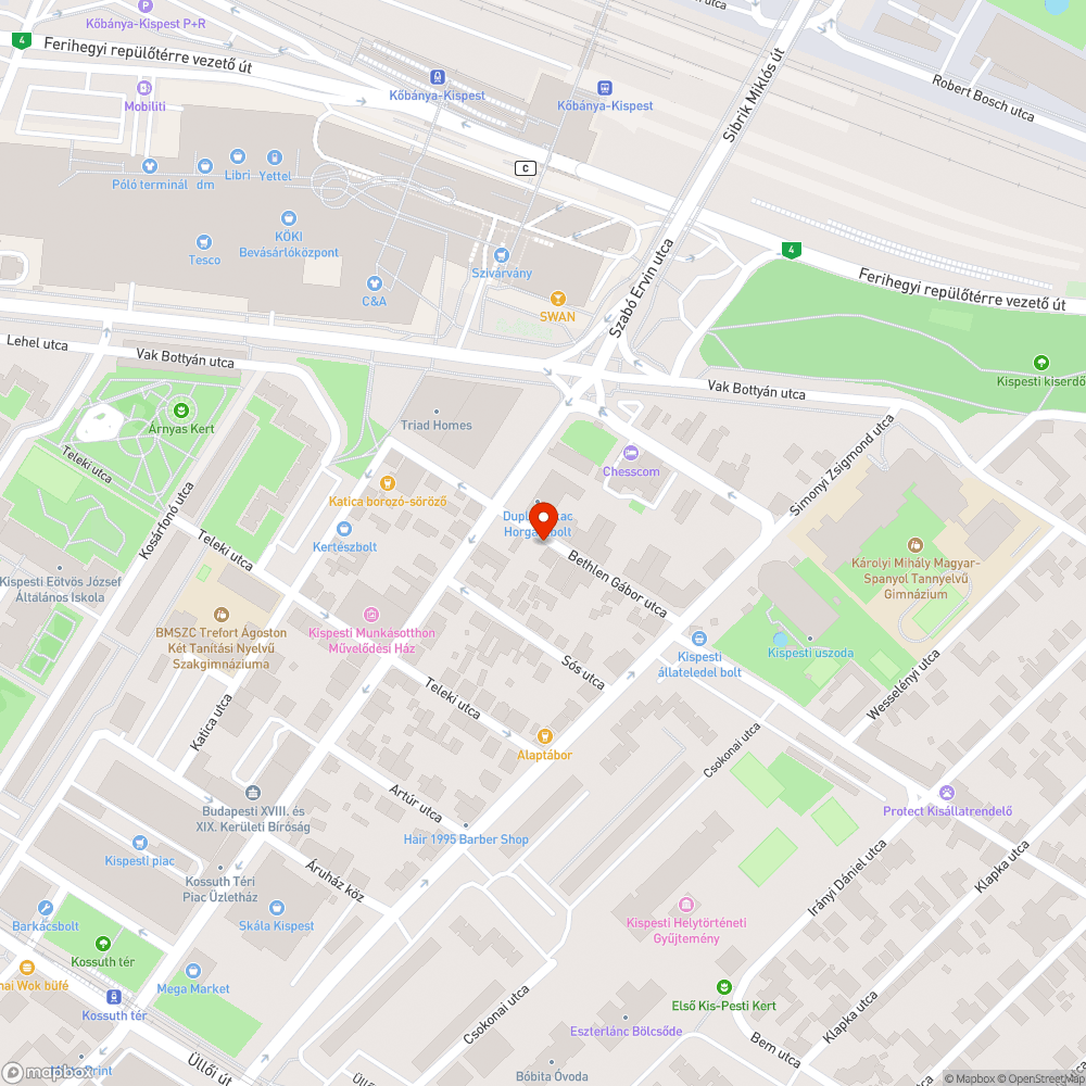 Elhagyott külföldi rendszámú Nissan Micra bejelentés helye