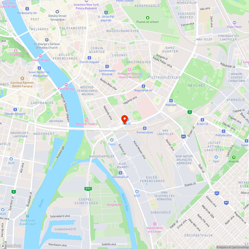 Balesetveszélyes aknafedelek a Könyves Kálmán Körúton bejelentés helye